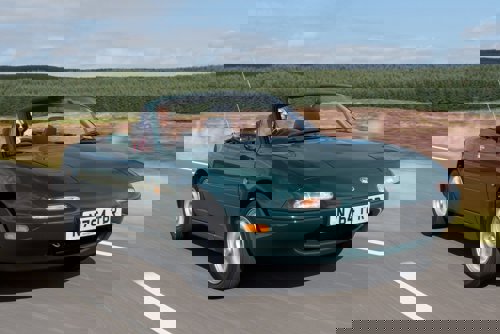 The classic MX-5 looks great in classic British Racing Green